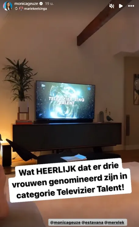 discussie over monica geuzes nominatie voor de televizier talent award