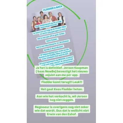 Instagram verhaal Sylvan IJsselmuiden