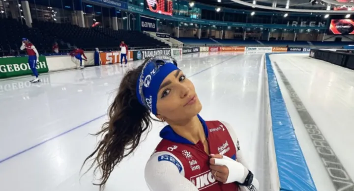 pien hersman op het ijs