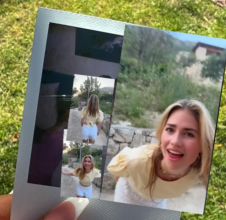 roxy dekker draagt luchtig setje en danst op haar liedje