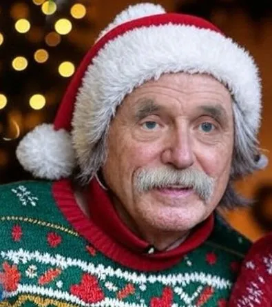 Johan foute kersttrui