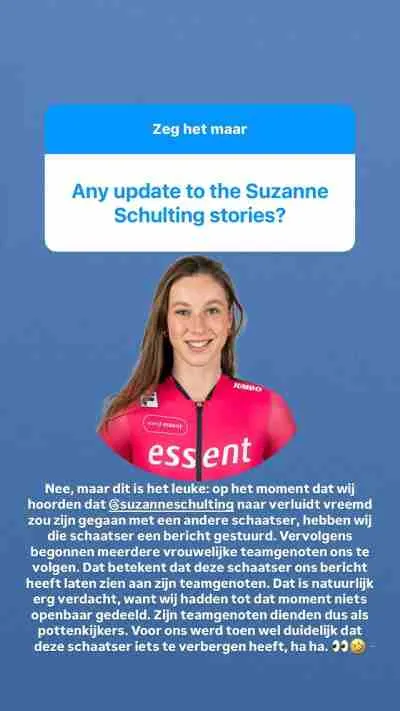 Suzanne Schulting plaatje