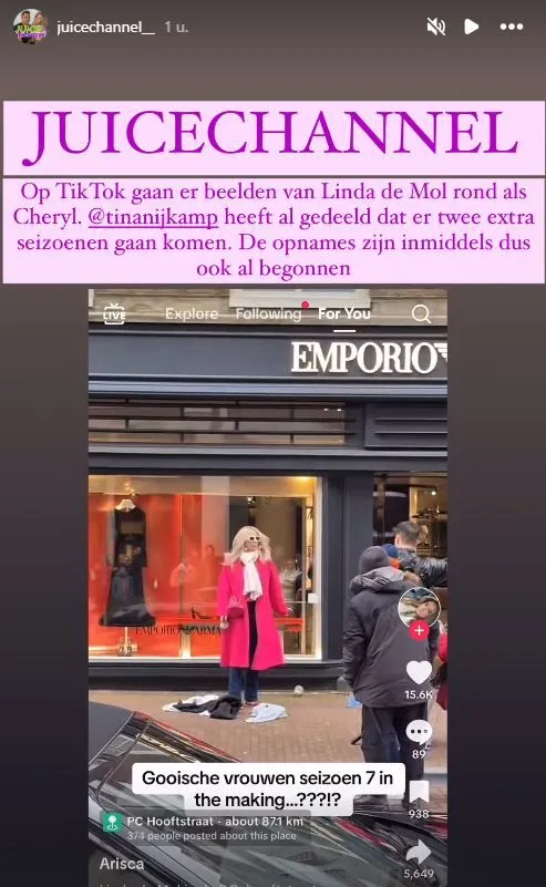 Juicechannel op Instagram