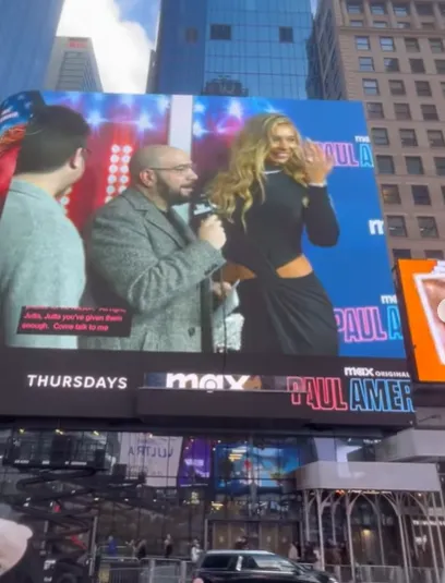 Times square Jutta Leerdam