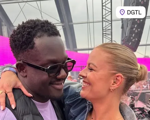 Iris de Graaf en Tony Boakye