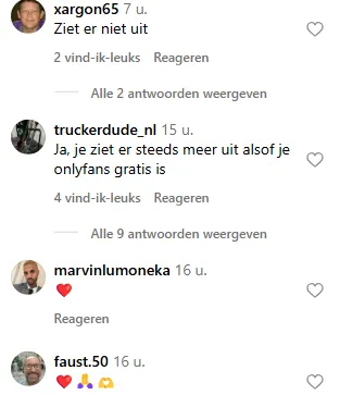 Reacties op de post