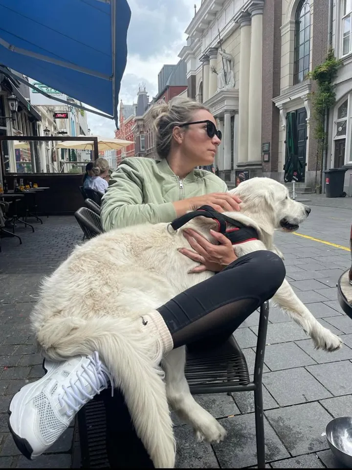 Hélène Hendriks en hond