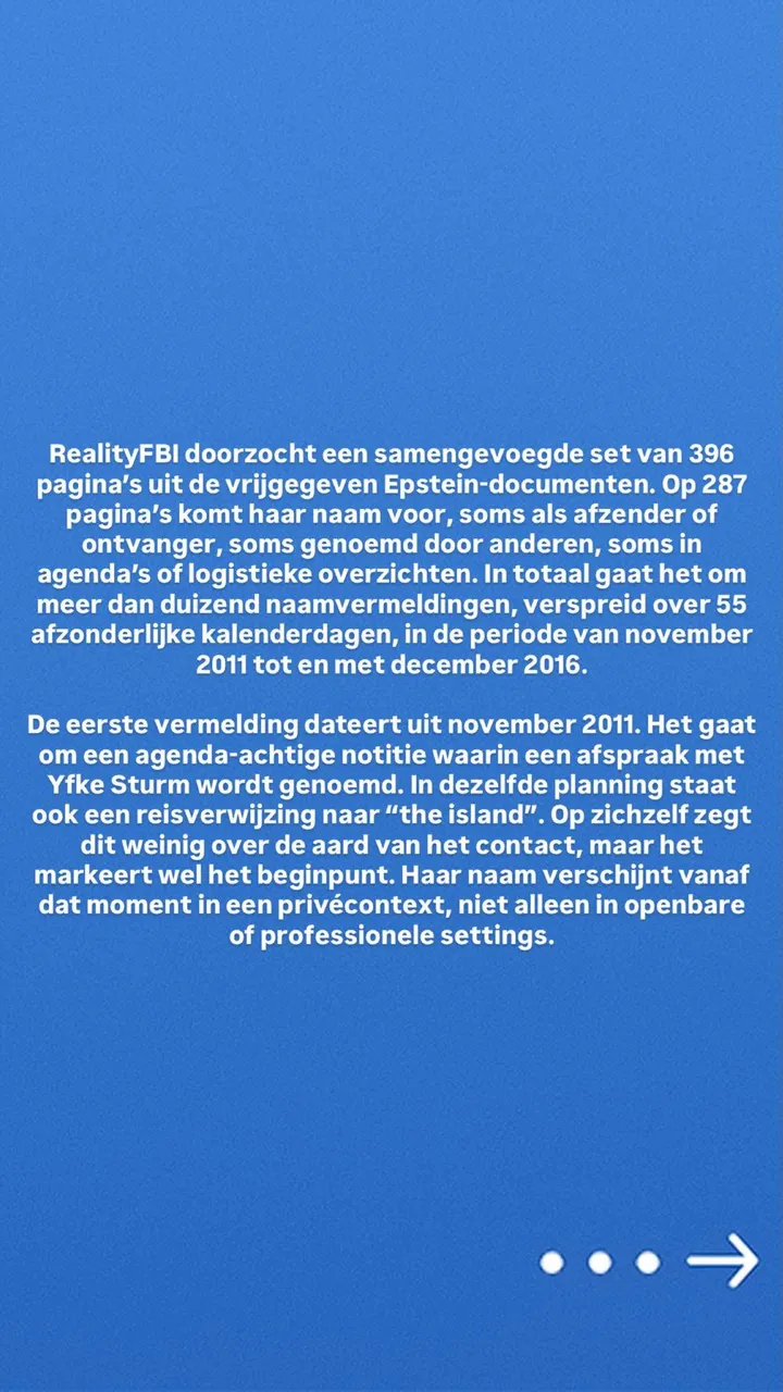 Instagram story RealityFBI