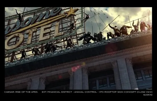 rise of the planet of the apes concept 2