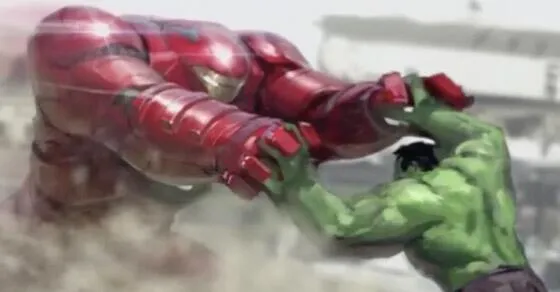 avengers age of ultron iron man hulk concept art