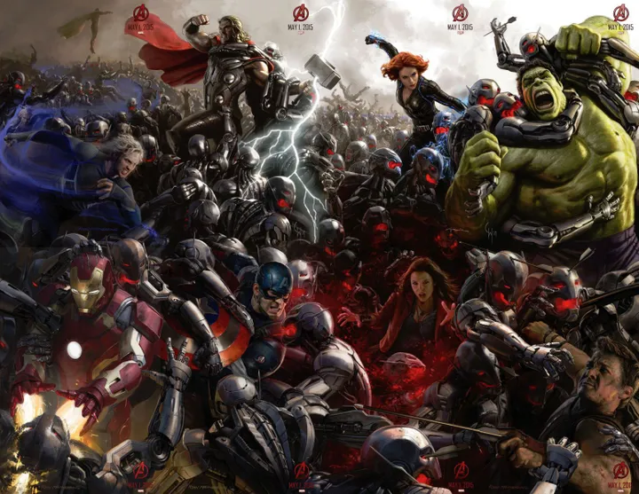 avengers aou full poster