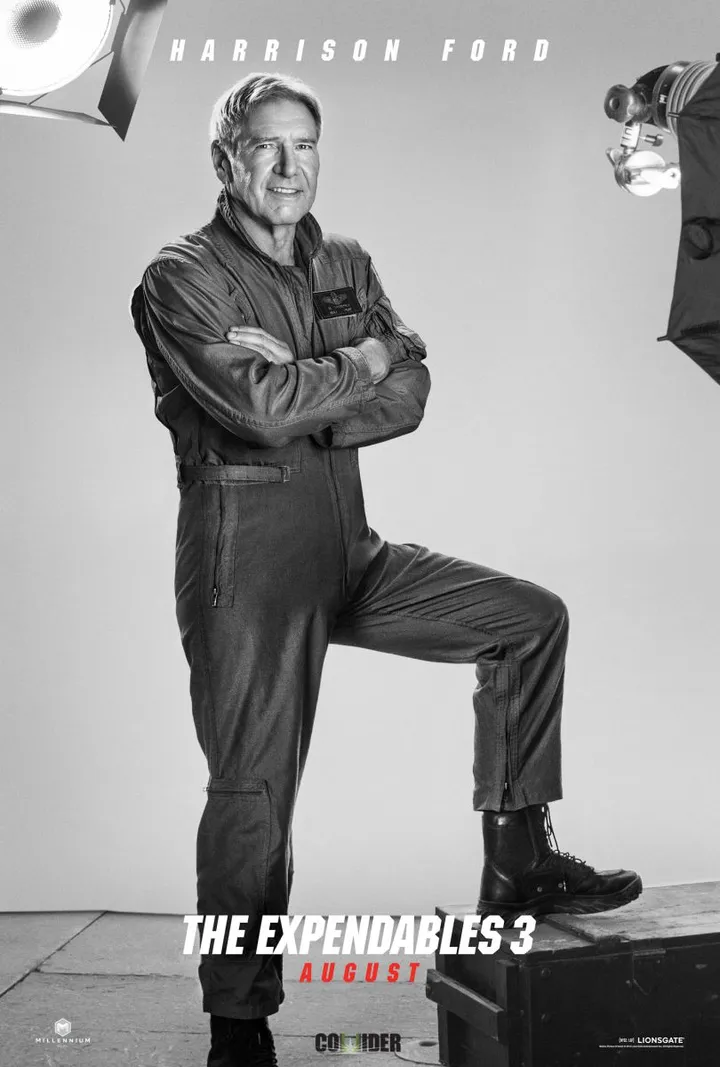harrison ford the expendables 3 poster