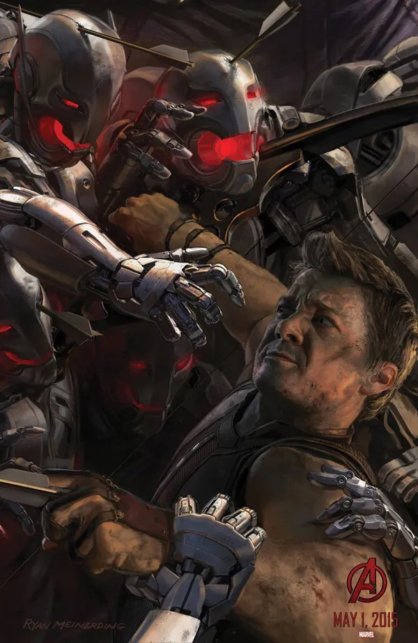 hawkeye comic con poster avengers age of ultron1