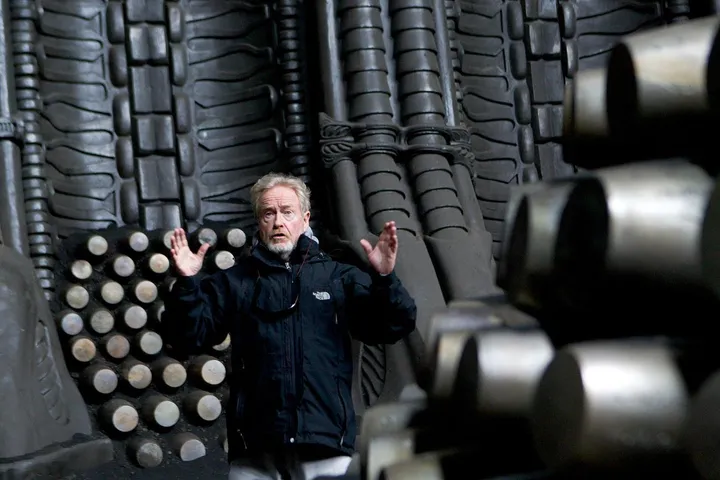 ridleys vision prometheusmovie set