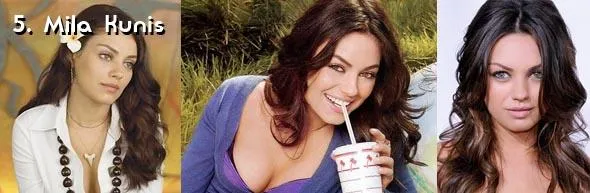 top mila kunis