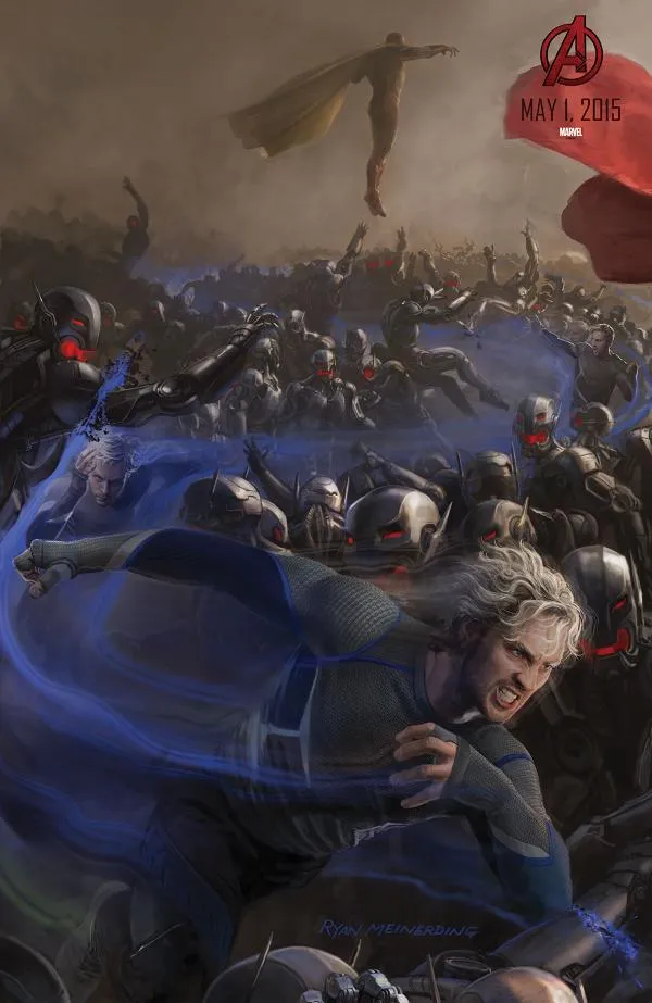 vision comic con poster avengers age of ultron