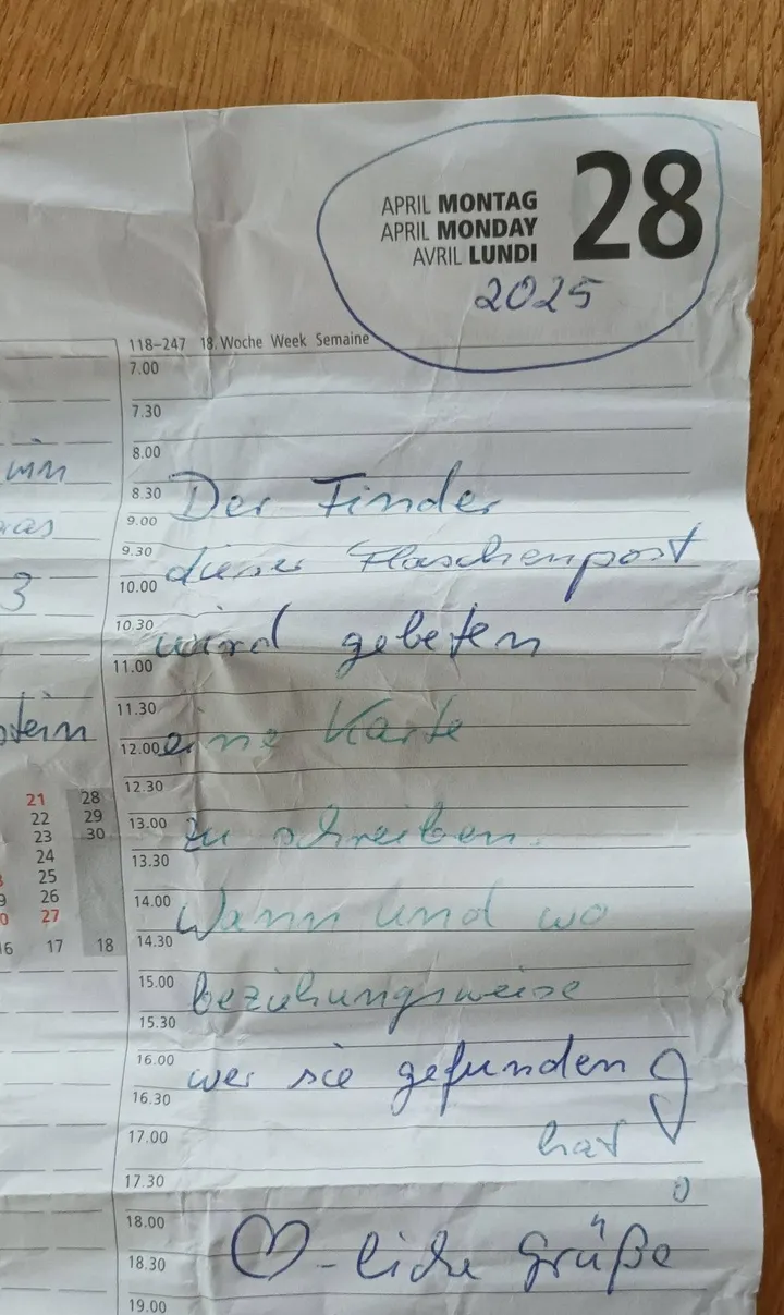 Žinutė butelyje / VU nuotr.