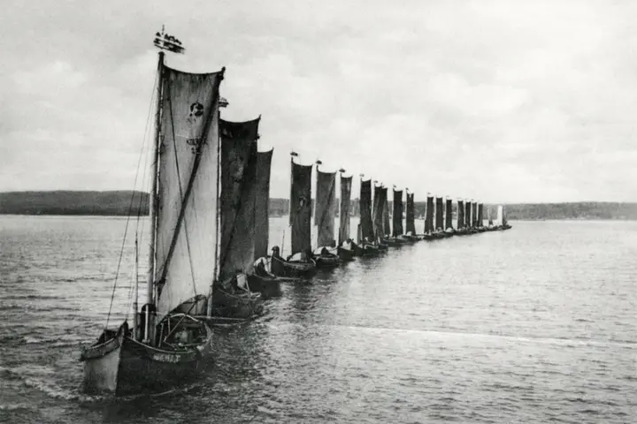 Kurėnų eilė mariose / Kurenas.lt nuotr.