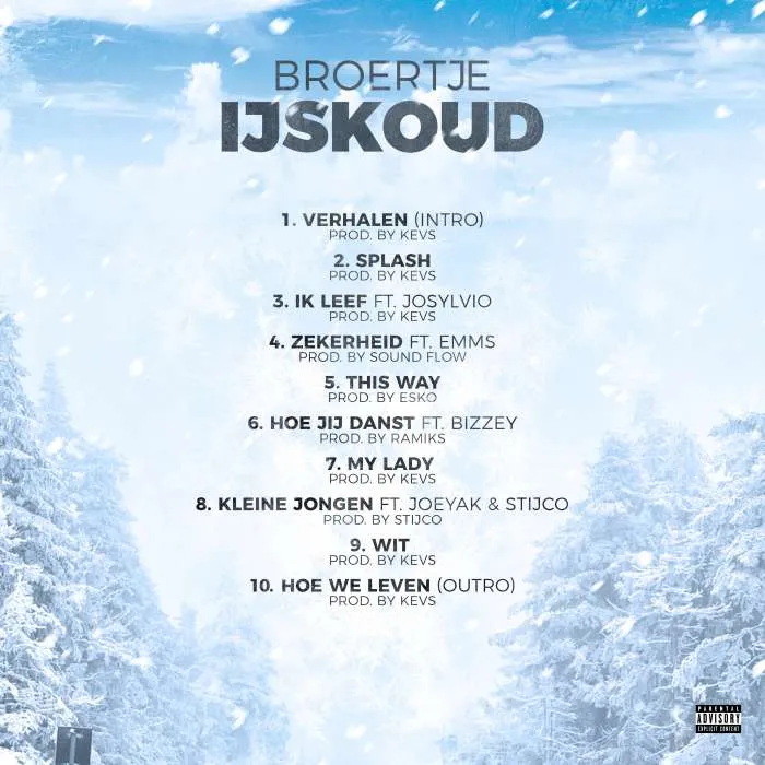 broertje ijskoud tracklist
