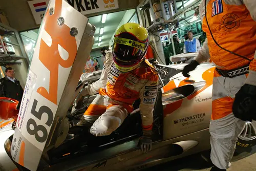 Tom Coronel die gisterenavond geen geluk kende