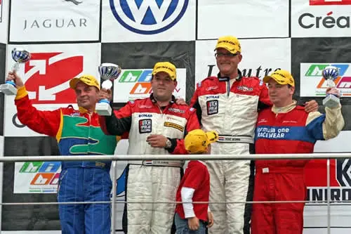 Het podium in Spa