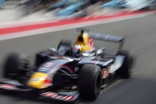 Scott Speed, de snelle Amerikaan zal zijn derde positie verdedigen in Spa