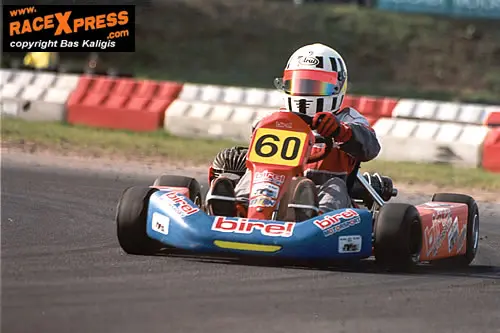 Renger met de Birel in actie