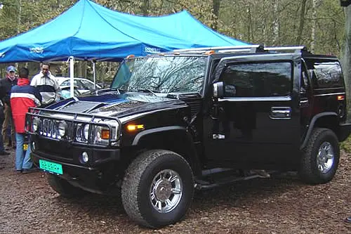 Deze Hummer kon uiteraard niet ontbreken