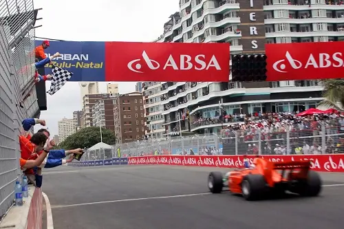 Jos Verstappen wint A1 GP Durban