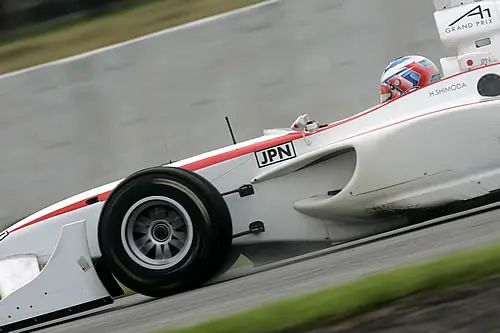 Hayanari Shimoda in actie op Sentul