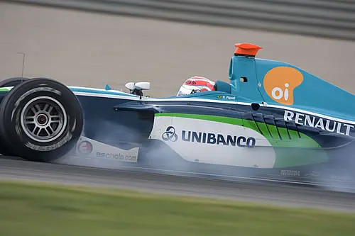Nelson Piquet in actie !
