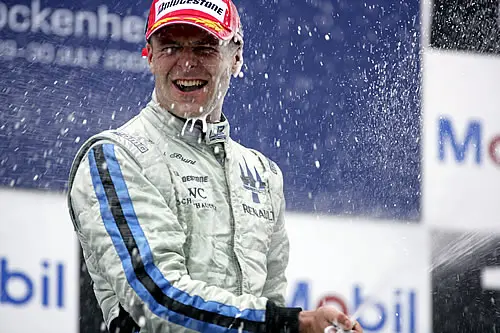 Gimmi Bruni op het podium