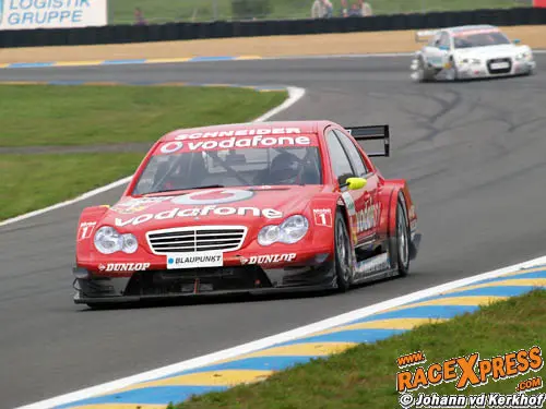 Bernd Schneider in actie in zijn Mercedes-Benz