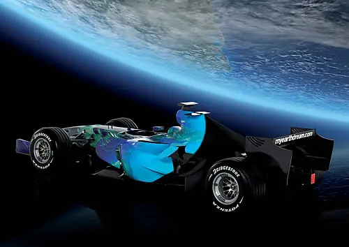 De nieuwe 2007 Honda F1 Racing livery