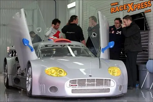 Spyker in pits