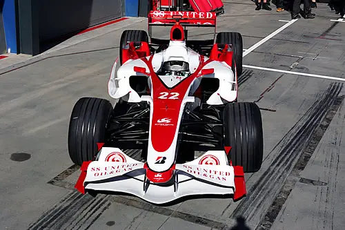 De nieuwe Super Aguri F1 bolide