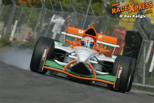 Narain Karthikeyan snel onderweg