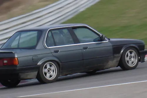 Gummen met de BMW