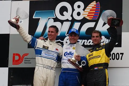 Podium van de tweede race