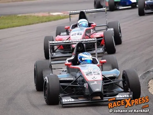 Chris van der Drift, op weg naar de overwinning tijdens de Formule Renault 2.0 Pinksterraces 2006