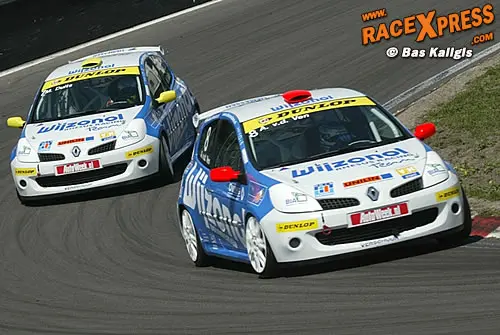 Addy van de Ven en Marcel Duits in actie