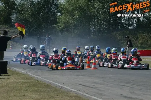 Gaaf geweld bij start Rotax TKM klasse