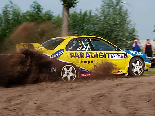 Piet van Hoof in actie