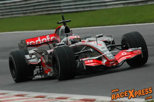 Fernando Alonso in actie