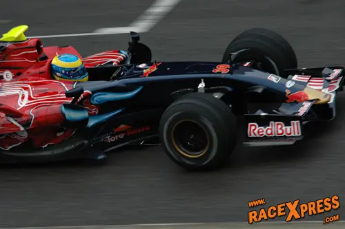 Ook Sebastien Bourdais kwam in actie