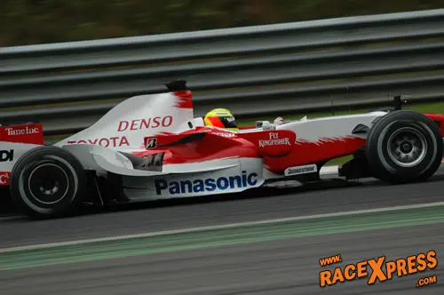 Ralf Schumacher in actie