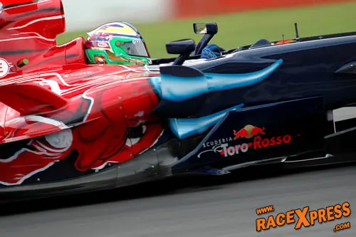Vitantonio Liuzi reed vandaag op de Toro Rosso 