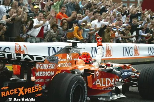 Albers laatste optreden in Spyker?