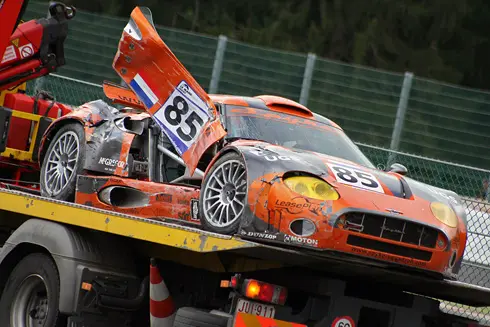 gecrashte spyker