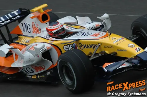 Heikki Kovalainen namens Renault F1